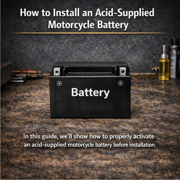 How to install an Acid-Supplied Battery