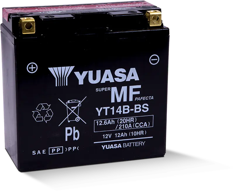 Yuasa YT14B-BS AGM Battery